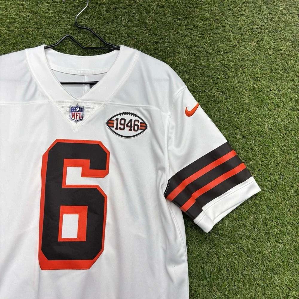 Cleveland Browns Nike Jersey Mens Medium NFL Football On Field Baker Mayfield #6